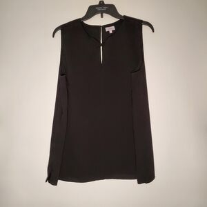SLEEVELESS BLACK BLOUSE by PIXLEY- WOMENS SIZE LARGE